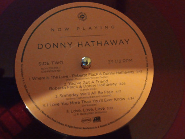 Donny Hathaway : Now Playing (LP, Comp, Mono, Red)