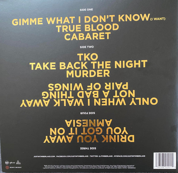 Justin Timberlake : The 20/20 Experience (2 of 2) (2xLP, Album, RE)