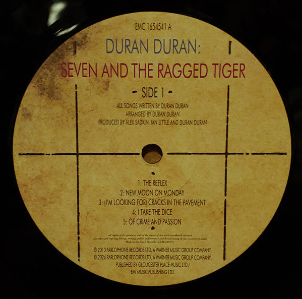 Duran Duran : Seven And The Ragged Tiger (LP, Album, RE, RM)