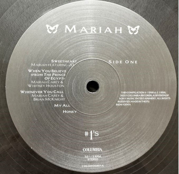 Mariah* : #1's (2xLP, Comp, RE, RM, Met)