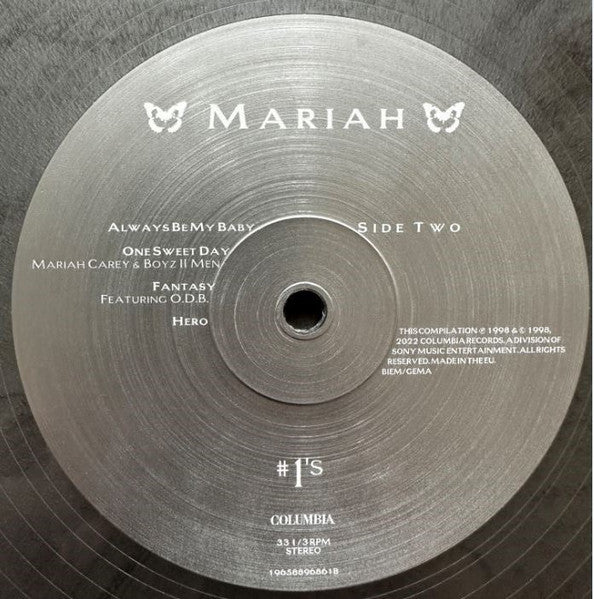 Mariah* : #1's (2xLP, Comp, RE, RM, Met)