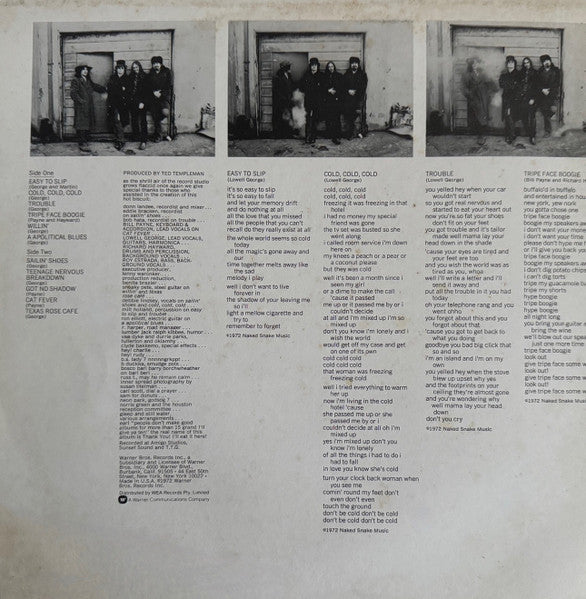 Little Feat : Sailin' Shoes (LP, Album, RE)