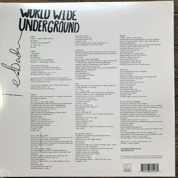 Erykah Badu : Worldwide Underground (LP, Album, RE)