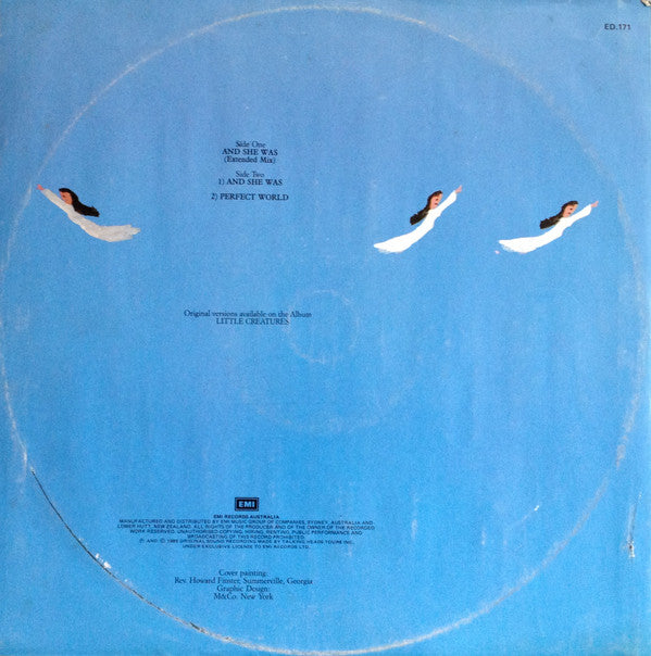Talking Heads : And She Was (12", Single)