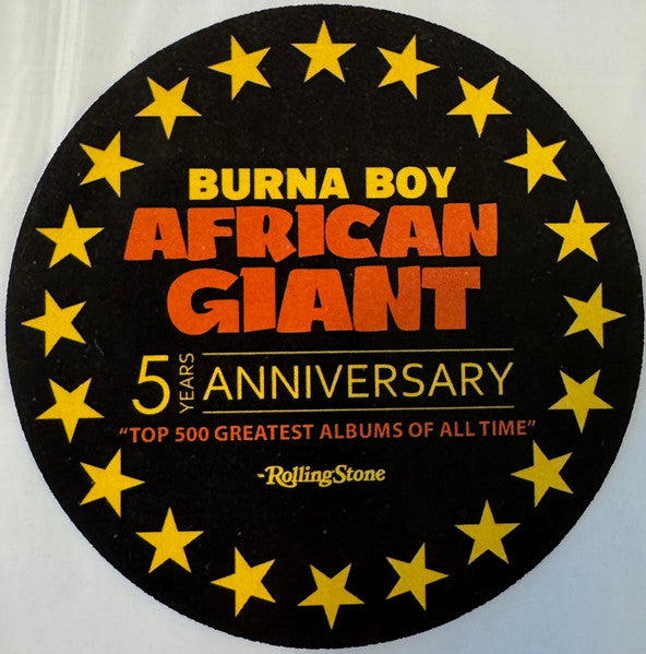Burna Boy : African Giant (LP, Album, Ltd, RE, Gol)
