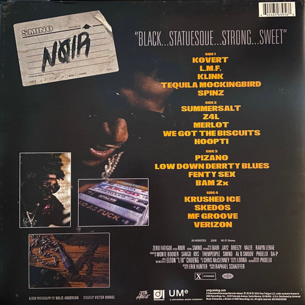 Smino : NØIR (2xLP, Album, Ltd, RE, Tra)