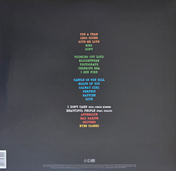 Ed Sheeran : +-=÷× (Tour Collection) (2xLP, Comp, Ltd, Blu)