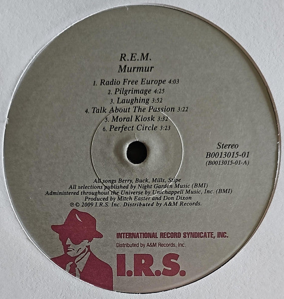 R.E.M. : Murmur (LP, Album, RE)