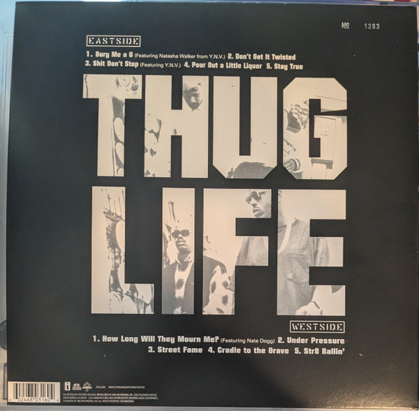 Thug Life : Volume 1 (LP, Album, Club, Ltd, Num, RE, RP, 180)