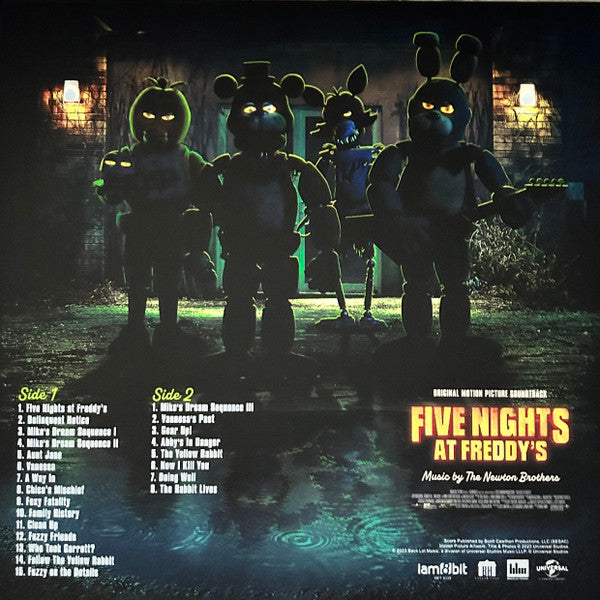 The Newton Brothers (2) : Five Nights At Freddy's (Original Motion Picture Soundtrack) (LP, Album, Fre)
