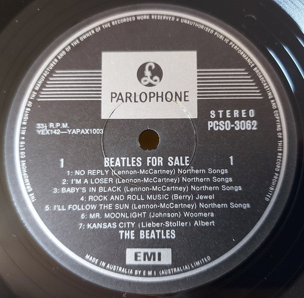 The Beatles : Beatles For Sale (LP, Album, Gat)