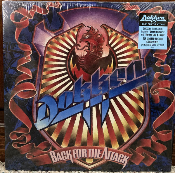 Dokken : Back For The Attack (LP, Mag + LP, Blu + Album, Ltd, RE)