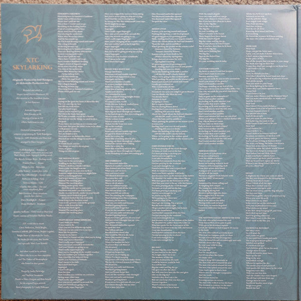 XTC : Skylarking (LP, Album, RE, 200)