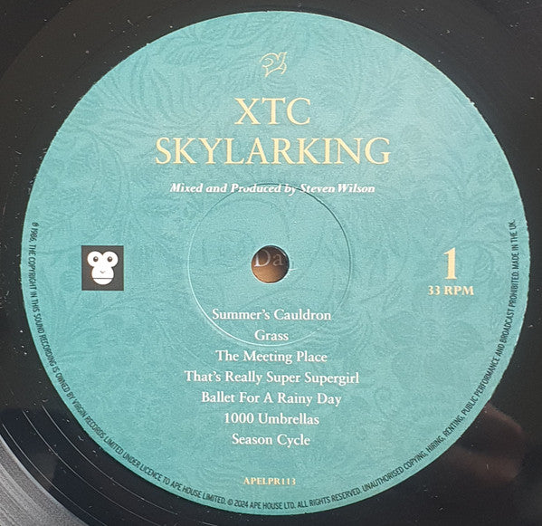 XTC : Skylarking (LP, Album, RE, 200)