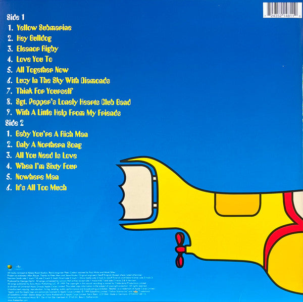 The Beatles : Yellow Submarine Songtrack (LP, Comp, RE)