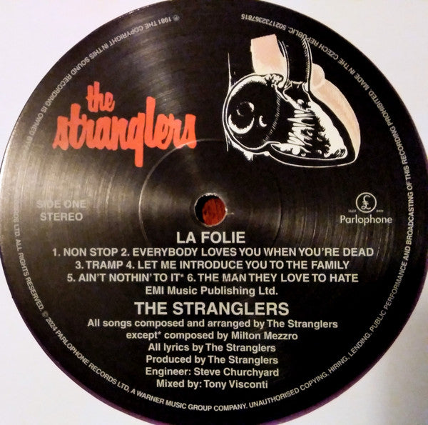 The Stranglers : La Folie (LP, Album, Ltd, RE, Pin)