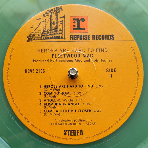 Fleetwood Mac : Heroes Are Hard To Find (LP, Album, RE, Cok)