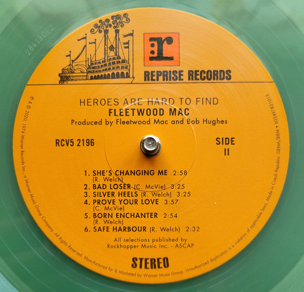 Fleetwood Mac : Heroes Are Hard To Find (LP, Album, RE, Cok)