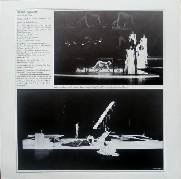 Philip Glass : The Photographer (LP, Album)