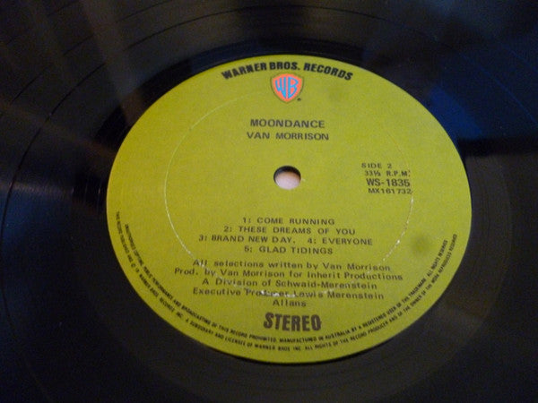 Van Morrison : Moondance (LP, Album, Gre)