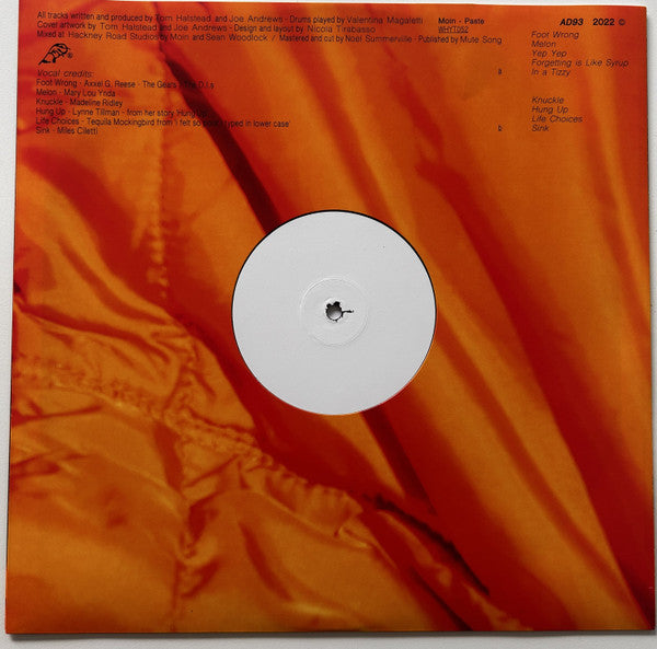 Moin (2) : Paste (LP, Album, RP, W/Lbl)