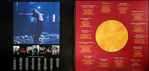 Various : The Crow (Original Motion Picture Soundtrack) (LP, Cle + LP, S/Sided, Etch, Red + Album, RE)