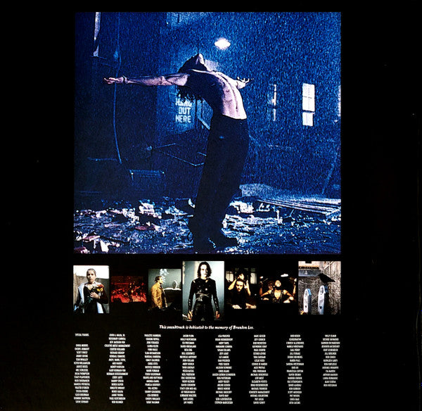 Various : The Crow (Original Motion Picture Soundtrack) (LP, Cle + LP, S/Sided, Etch, Red + Album, RE)