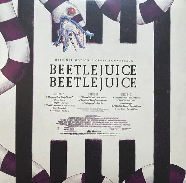 Various : Beetlejuice Beetlejuice (Original Motion Picture Soundtrack) (LP + LP, S/Sided, Etch + Comp, "Be)