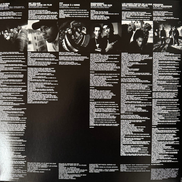 Various : Musiques Inspirées Du Film "La Haine" (2xLP, Album, Comp, RE, Gat)