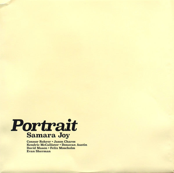 Samara Joy : Portrait (LP, Album)