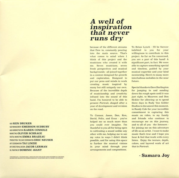 Samara Joy : Portrait (LP, Album)