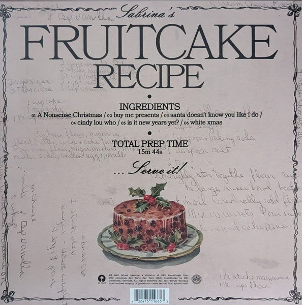 Sabrina Carpenter : Fruitcake (LP, EP, Ltd, Red)