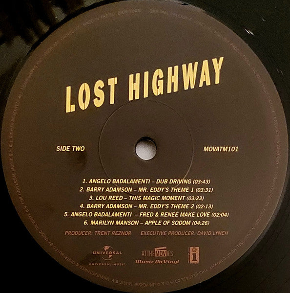 Various : Lost Highway (Original Motion Picture Soundtrack) (2xLP, Comp, RE, Gat)