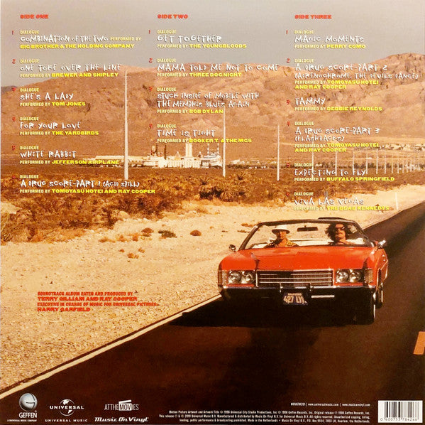 Various : Fear And Loathing In Las Vegas (Music From The Motion Picture) (LP, Comp + LP, S/Sided, Comp, Etch + Rei)