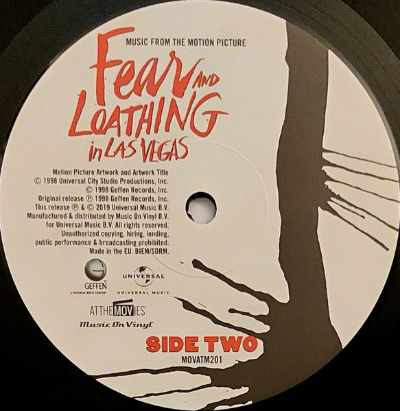 Various : Fear And Loathing In Las Vegas (Music From The Motion Picture) (LP, Comp + LP, S/Sided, Comp, Etch + Rei)