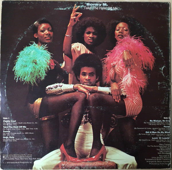 Boney M. : Take The Heat Off Me (LP, Album)