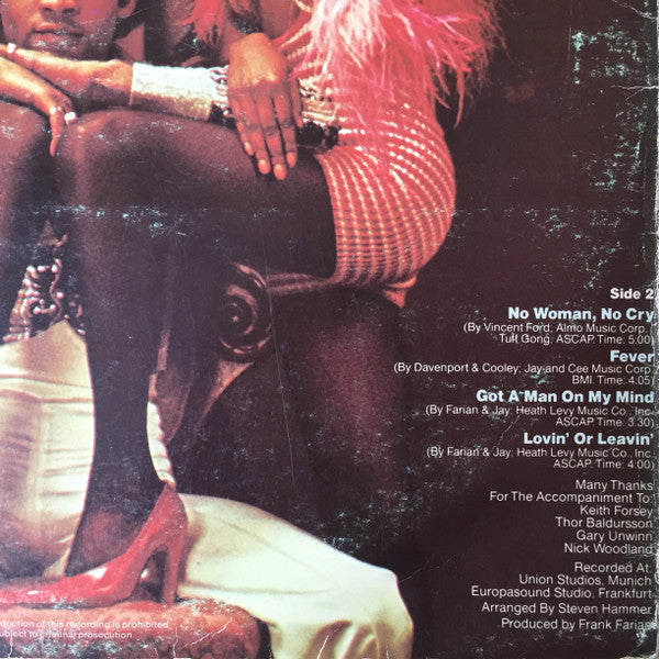 Boney M. : Take The Heat Off Me (LP, Album)