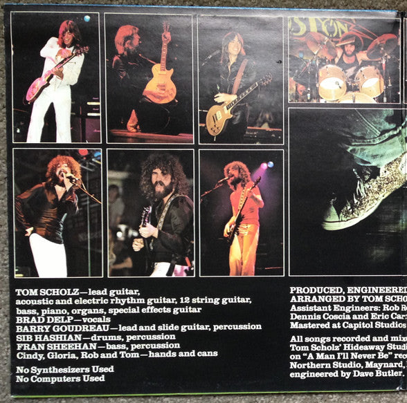 Boston : Don't Look Back (LP, Album)