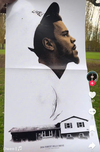 J. Cole : 2014 Forest Hills Drive (2xLP, Album, Ltd, RE, Red)