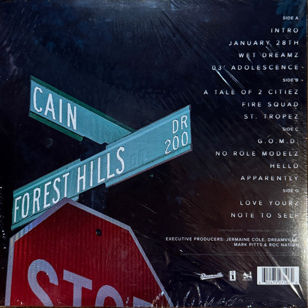 J. Cole : 2014 Forest Hills Drive (2xLP, Album, Ltd, RE, Red)