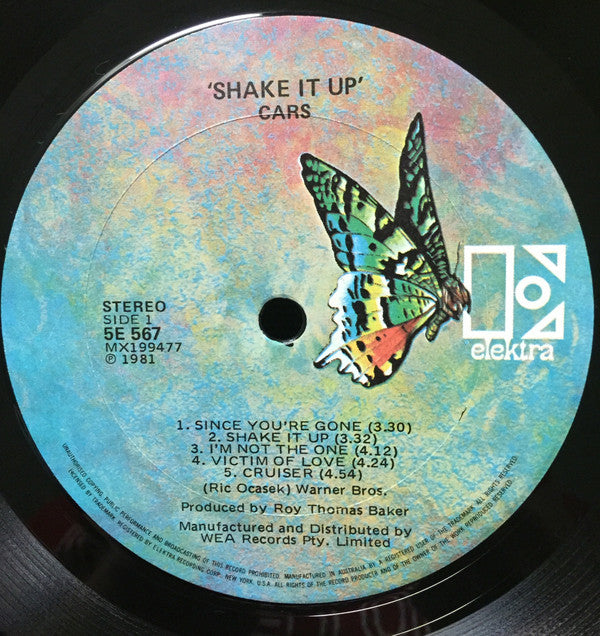 The Cars : Shake It Up (LP, Album)