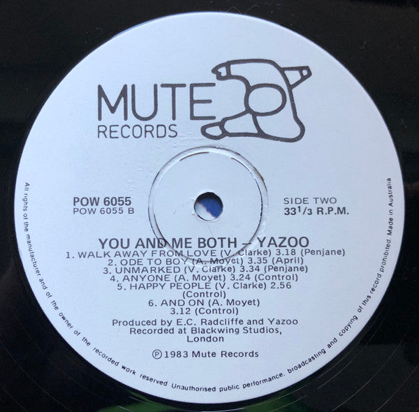 Yazoo : You And Me Both (LP, Album)