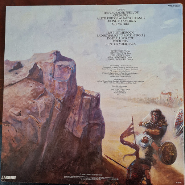Saxon : Crusader (LP, Album)