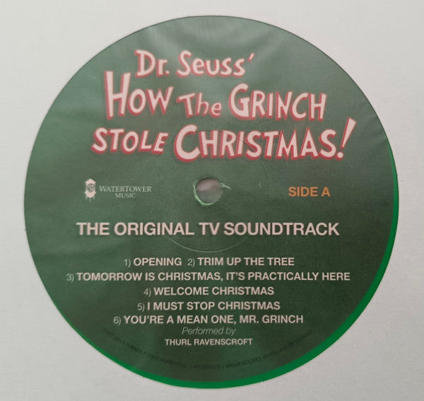Dr. Seuss : How The Grinch Stole Christmas (LP, Ltd, RP, Gre)