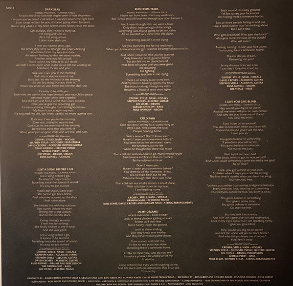 Crosby, Stills & Nash : CSN (LP, Album)