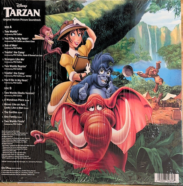 Phil Collins, Mark Mancina : Tarzan (Original Motion Picture Soundtrack) (LP, Album, RE, Tra)