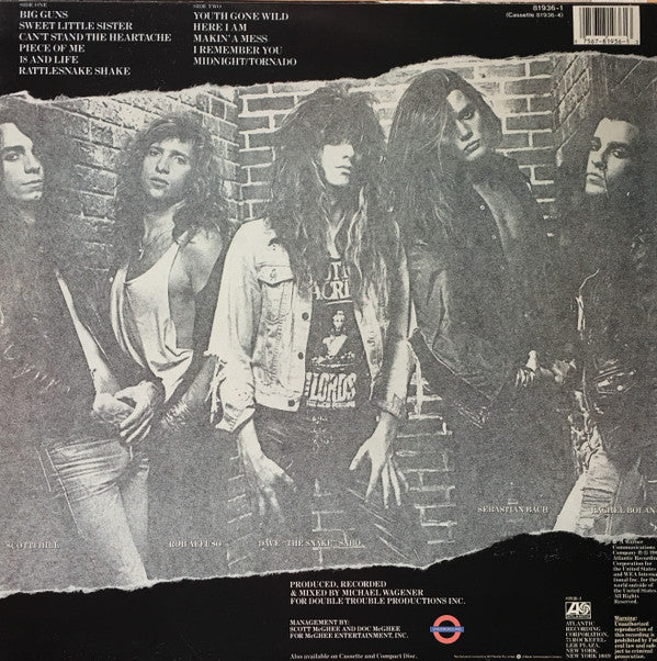 Skid Row : Skid Row (LP, Album)