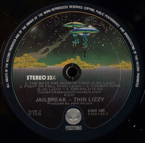 Thin Lizzy : Jailbreak (LP, Album)