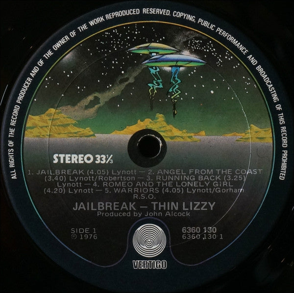 Thin Lizzy : Jailbreak (LP, Album)
