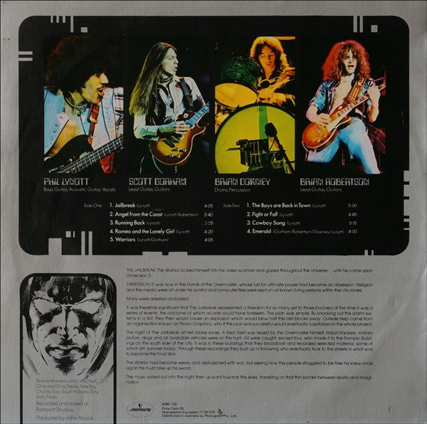 Thin Lizzy : Jailbreak (LP, Album)